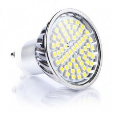 Dimmable 60 SMD Glass Covered - 4.5 Watt GU10 LED Bulb